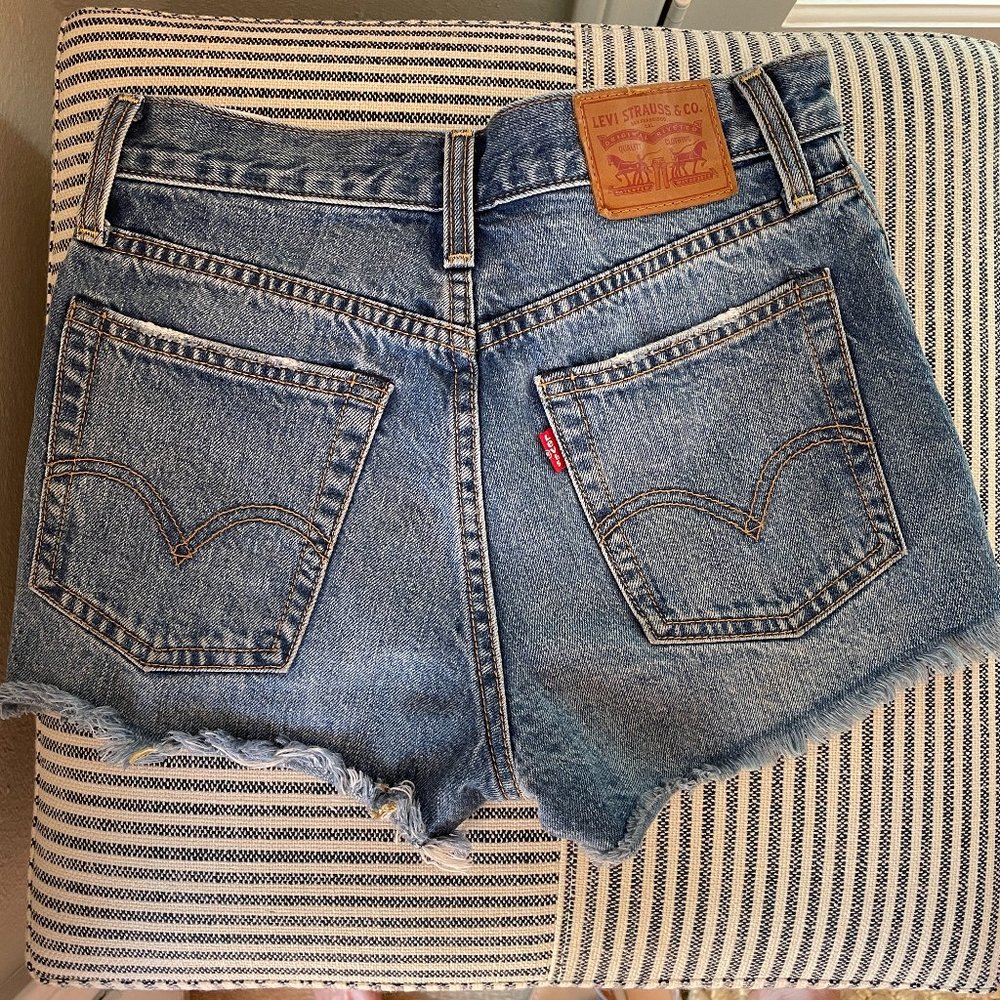 Levi's 501 Cutoff Denim Shorts |  Size 24